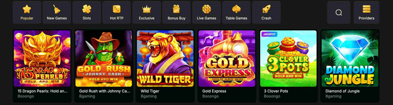 Golden Crown Casino online games